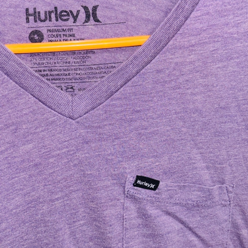 Hurley Lavender V-Neck Tee